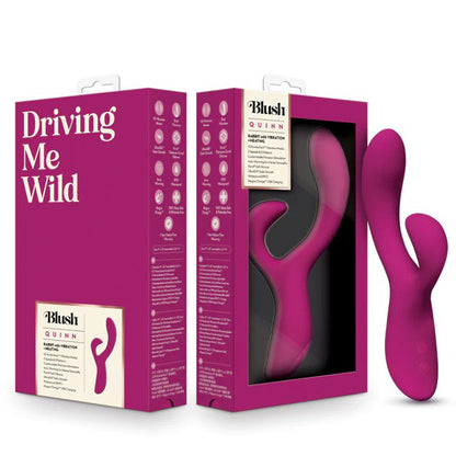 Blush Quinn Rabbit Vibrator Burgundy