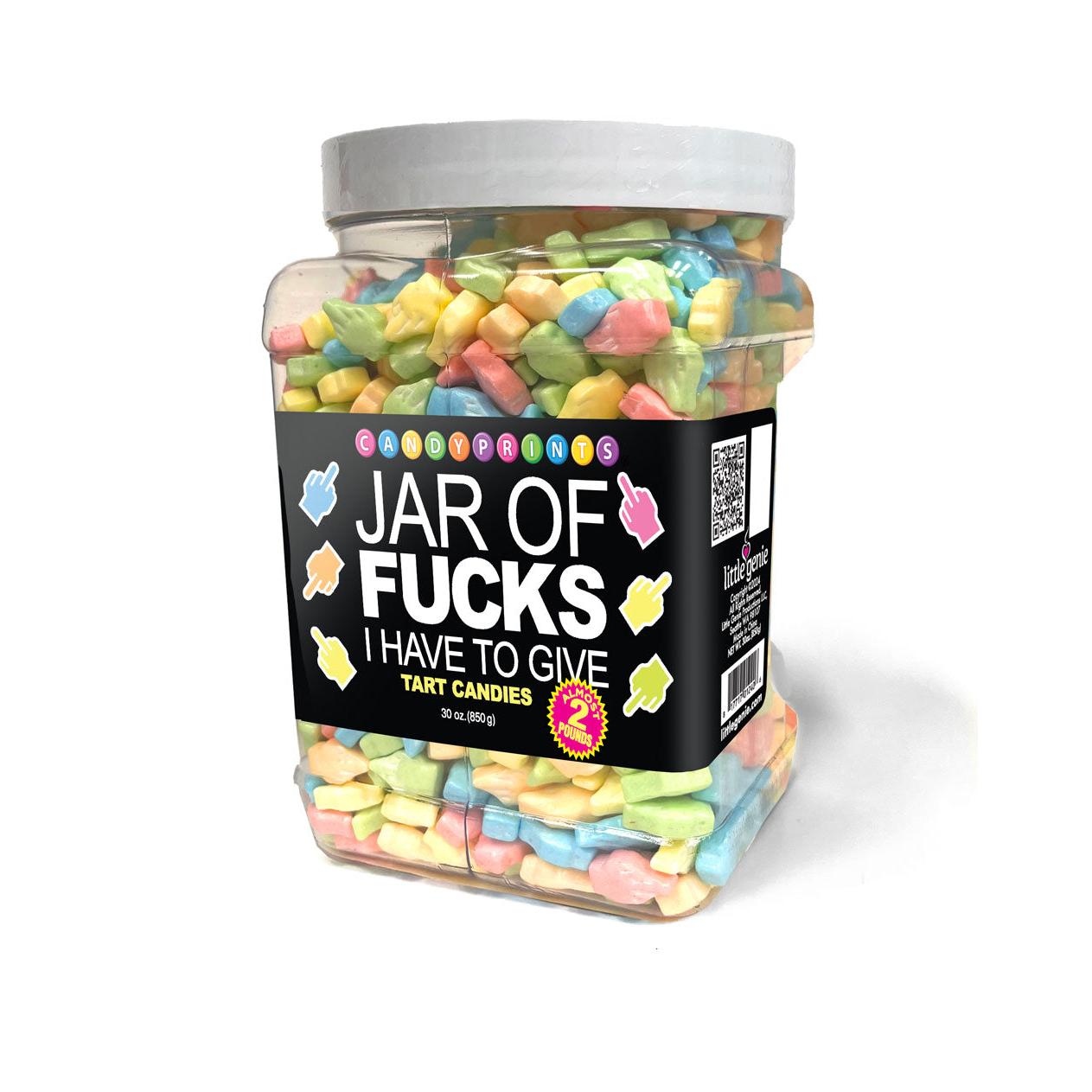 Jar of Fucks I Have to Give  2lb Tart Candy