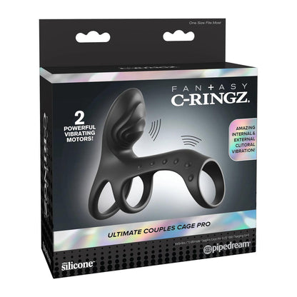 Fantasy C-Ringz Ultimate Couples Cage Pro - Black