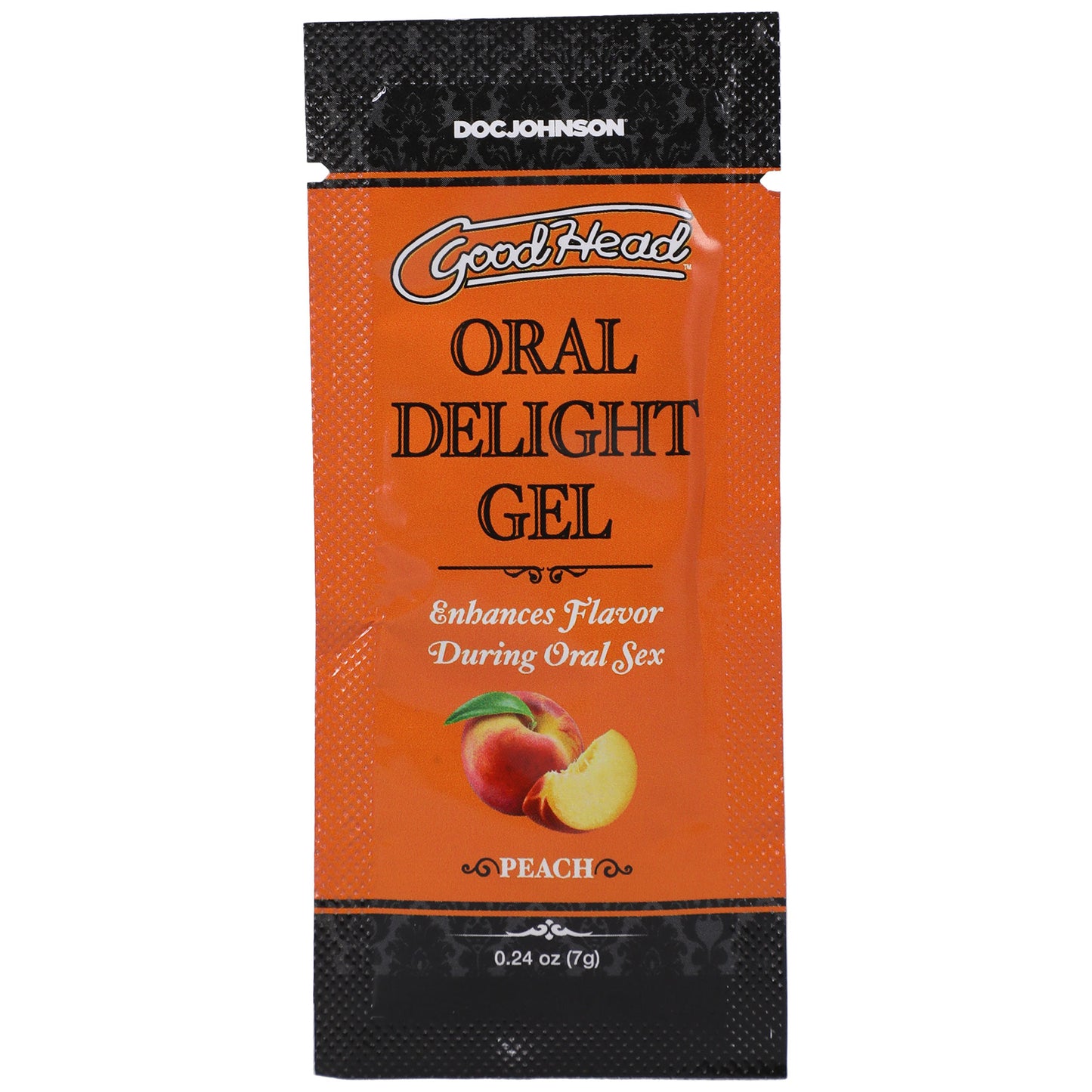 \"Goodhead - Oral Delight Gel - Peach - 0.24 Oz DJ1387-38-BU\"