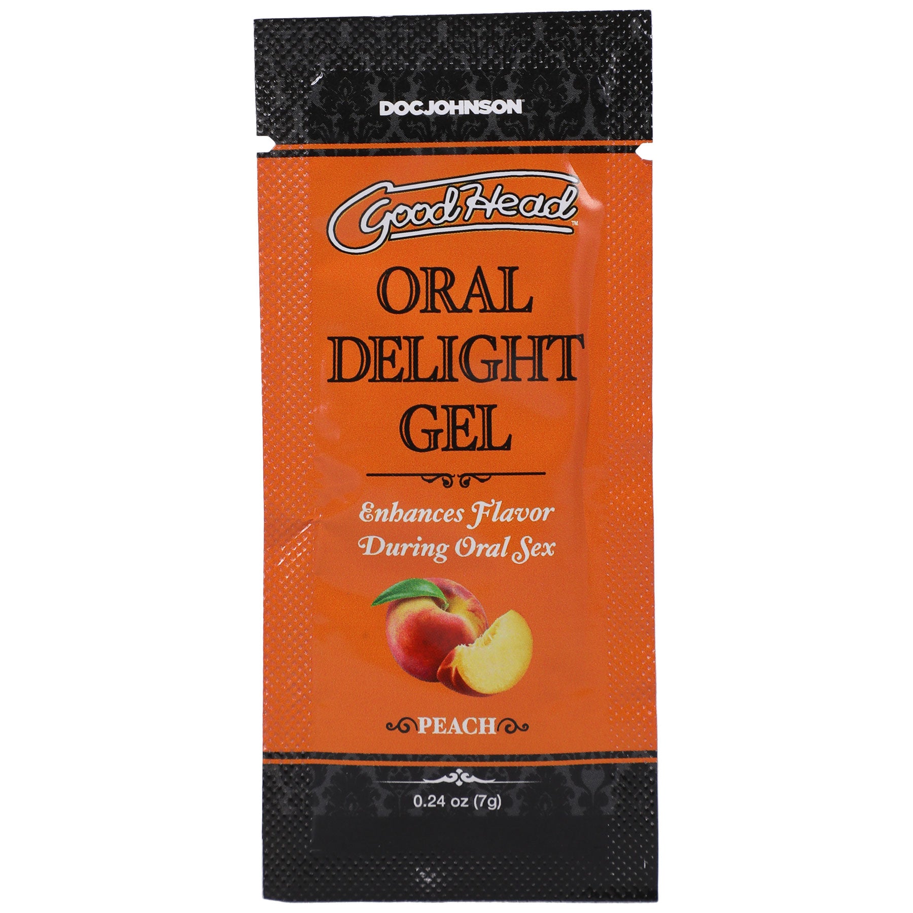 \"Goodhead - Oral Delight Gel - Peach - 0.24 Oz DJ1387-38-BU\"