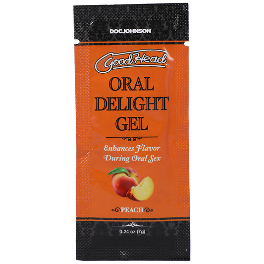 \"Goodhead - Oral Delight Gel - Peach - 0.24 Oz DJ1387-38-BU\"