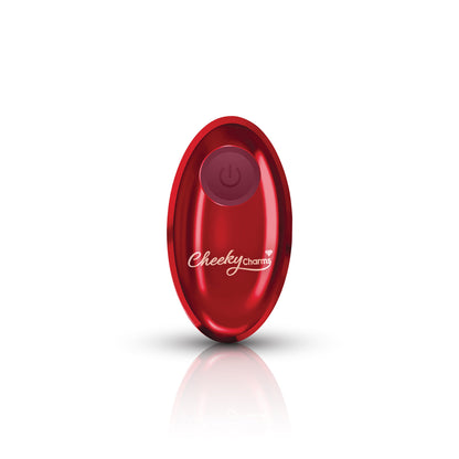 Vibrating Red Metal Remote Plug - Lg