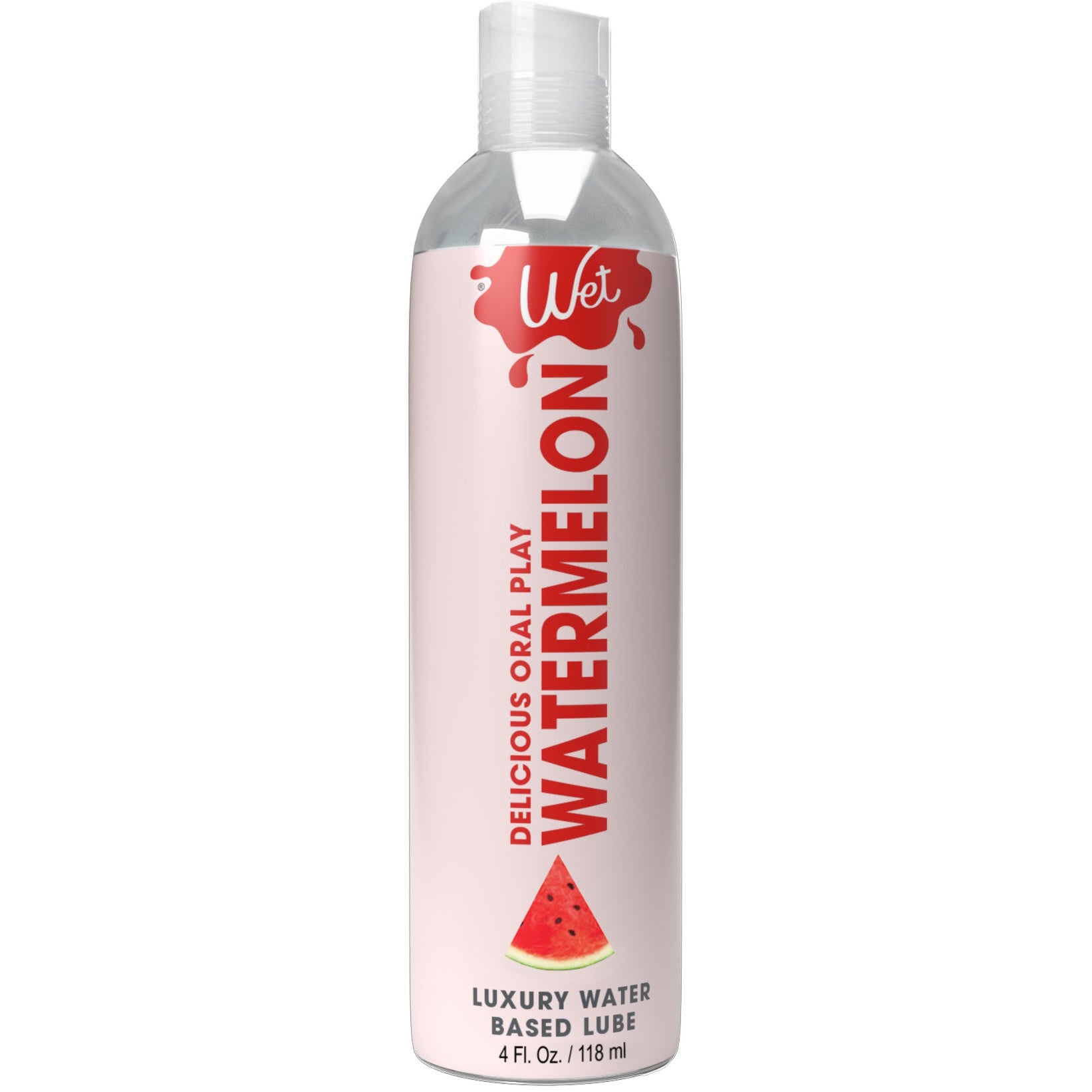 Wet Delicious Oral Play - Watermelon - Waterbased  Flavored Lubricant 4 Oz