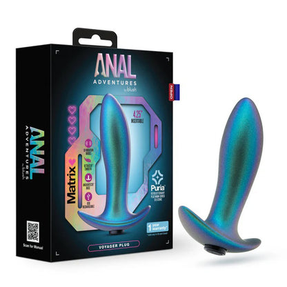 Anal Adventures Matrix - Voyager Plug - Neptune Teal
