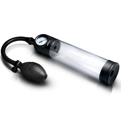 Pump Up Gauge Penis Pump With Bulb - Clear JOCK-CN1032