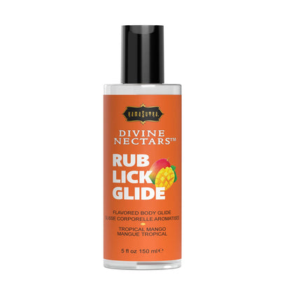 Divine Nectars Flavored Body Glide - Tropical Mango - 5 Fl Oz. 150ml