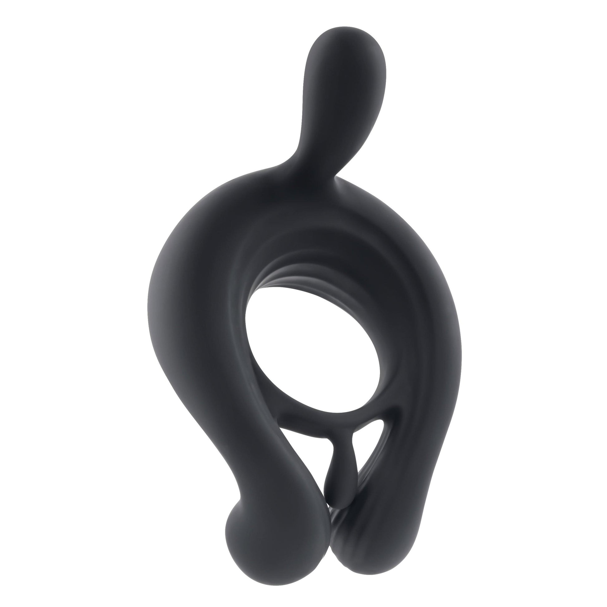 \"Playboy Pleasure - Triple Play - Cock Ring - Black PB-RS-1355-2\"
