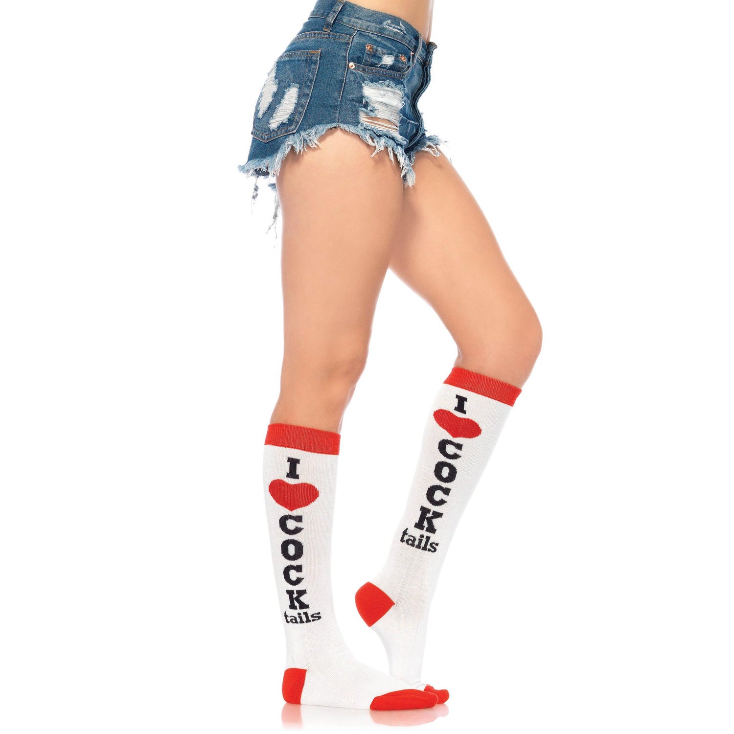 Cocktails Knee High Socks - One Size LA-5606