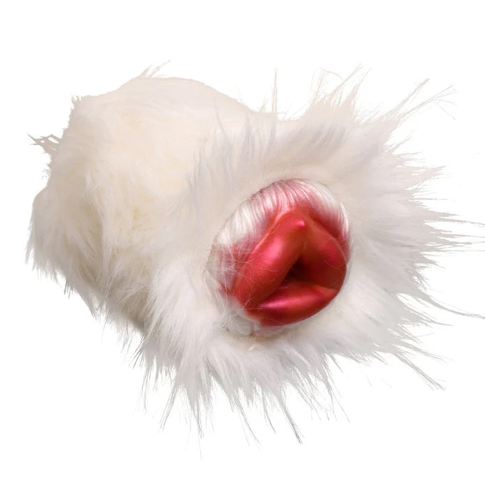 Snow She-Wolf Silicone Stroker - White CC-AH617
