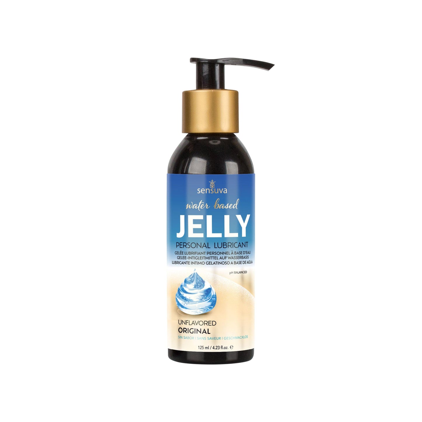 Jelly Water-Based Personal Lubricant 125ml 4 fl.oz SEN-VL800-ML