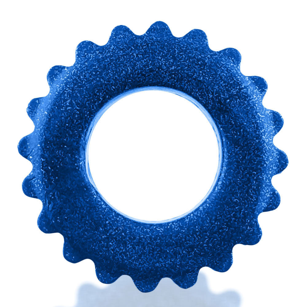 Plushy Single Ring - Blue Fire OX-3207-BLF