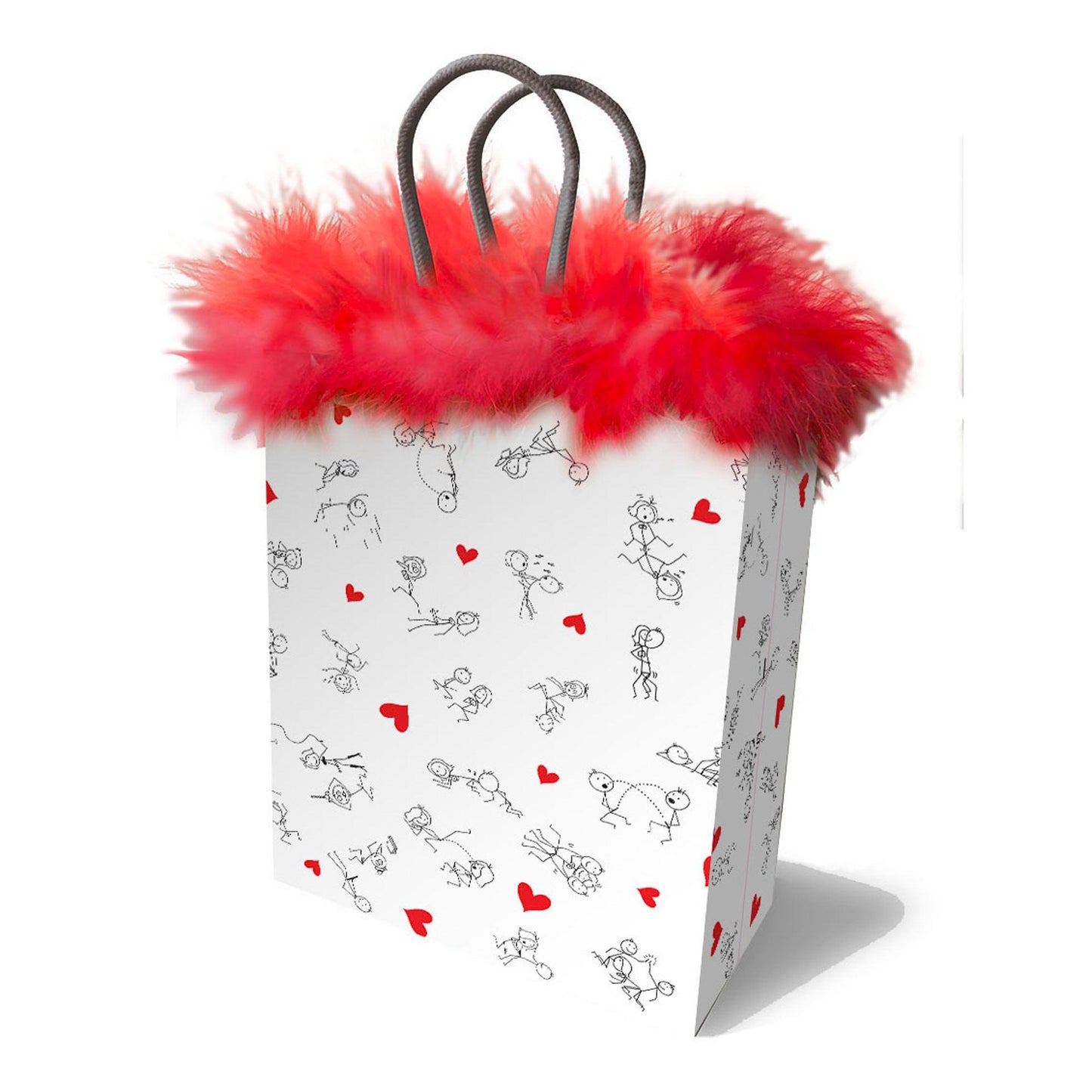 \"Stick Figures Gift Bag - Red LG-LGP039\"