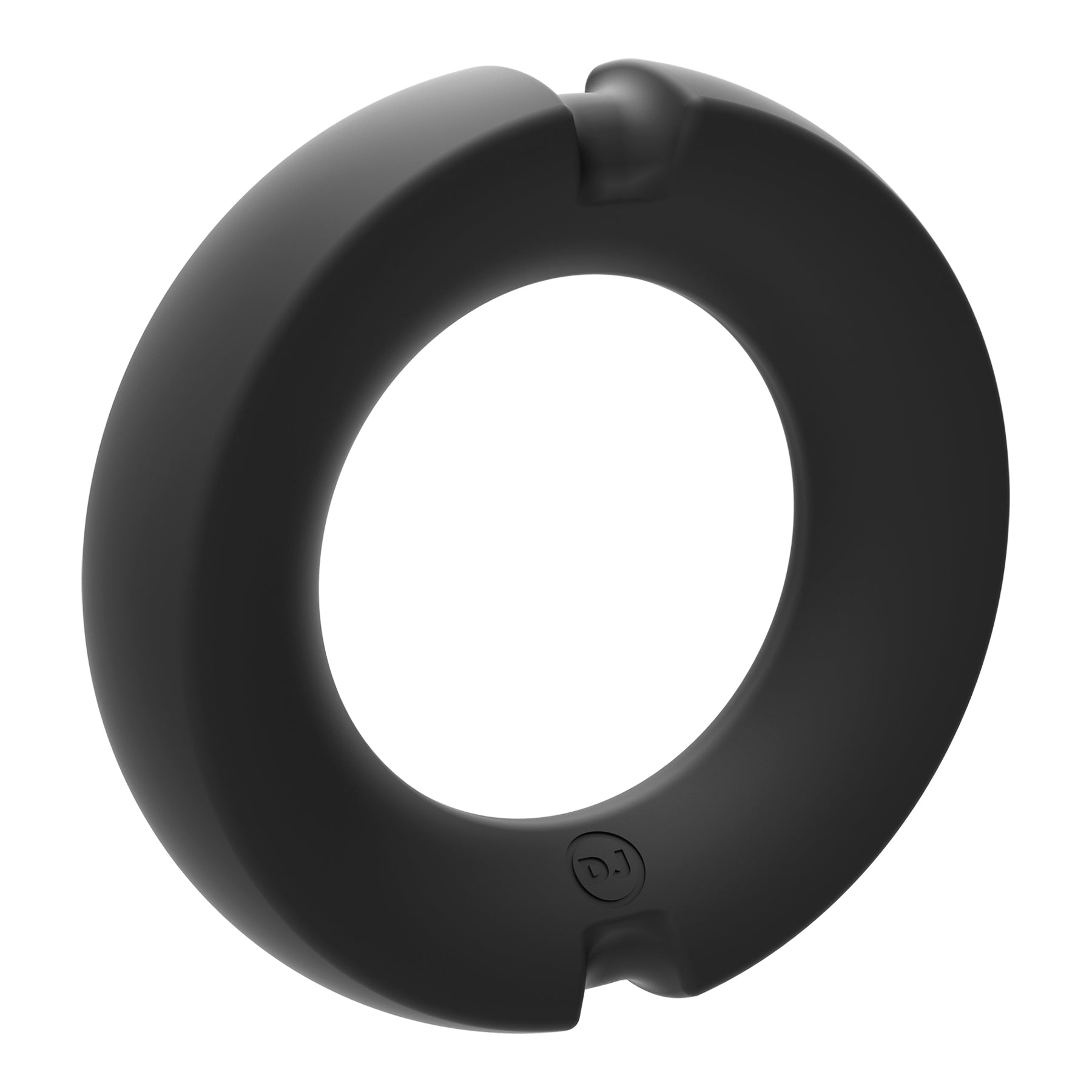 Merci - the Paradox - Silicone Covered Metal Cock Ring - 50mm - Black