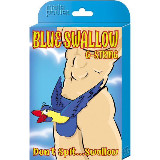 Blue Swallow G-String - One Size - Blue