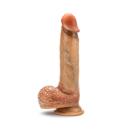 Renaissance - Raphael - 9.5 Inch Sliding Foreskin Dildo With Squeezable Balls - Tan BL-33403