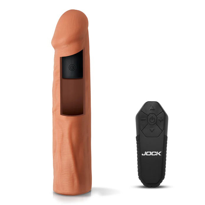 Jock Vibrating Penis Extension with Remote - Medium CN1019-MED
