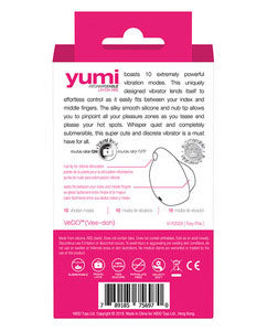 Yumi Rechargeable Finger Vibe - Foxy Pink