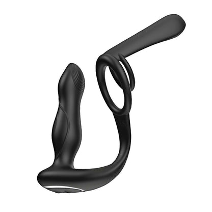 Enhancer Vibro Plug and Penis Sheath - Black NW3248