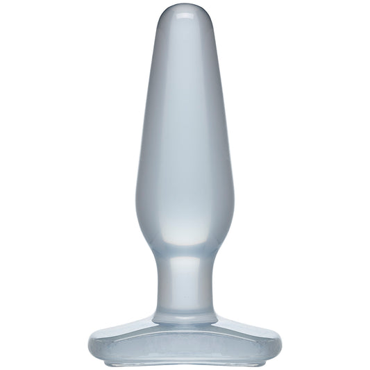 \"Crystal Jellies Butt Plug - Medium - Clear DJ0289-04\"