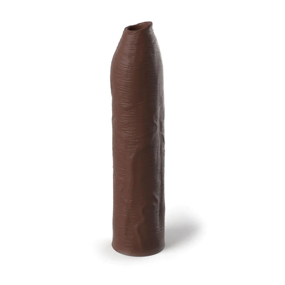Fantasy X-Tensions Elite Uncut 7 Inch Extension Sleeve - Brown PD4154-29