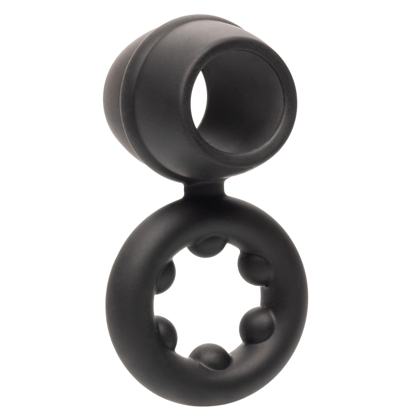 \"Alpha Liquid Silicone Dual Support Magnum Ring - Black SE1492502\"