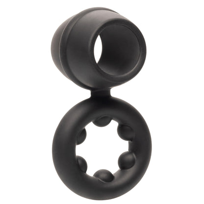 \"Alpha Liquid Silicone Dual Support Magnum Ring - Black SE1492502\"