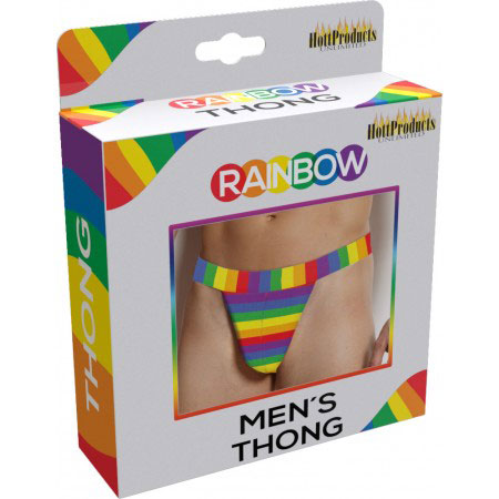 Rainbow Mens Thong