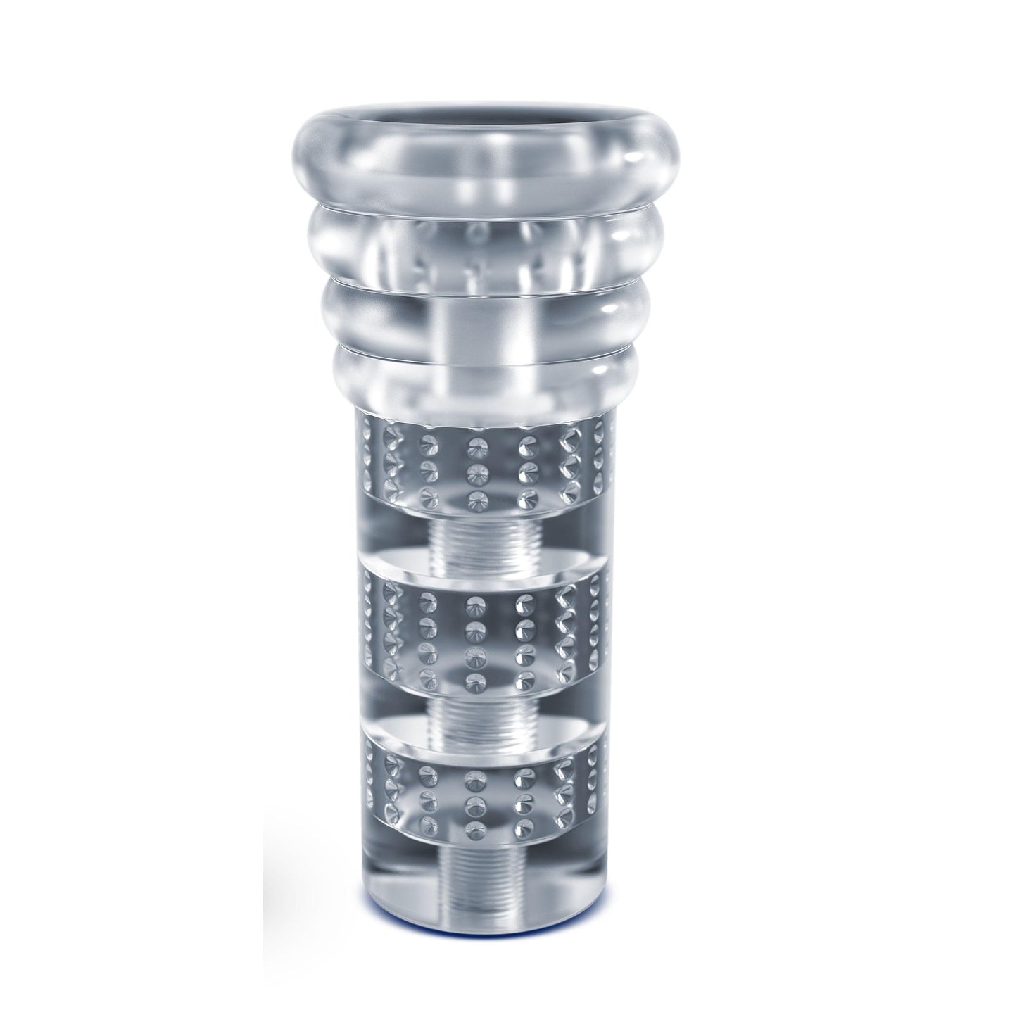 \"Rize - Luz - Glow in the Dark Self- Lubricating Stroker - Clear BL-06519\"