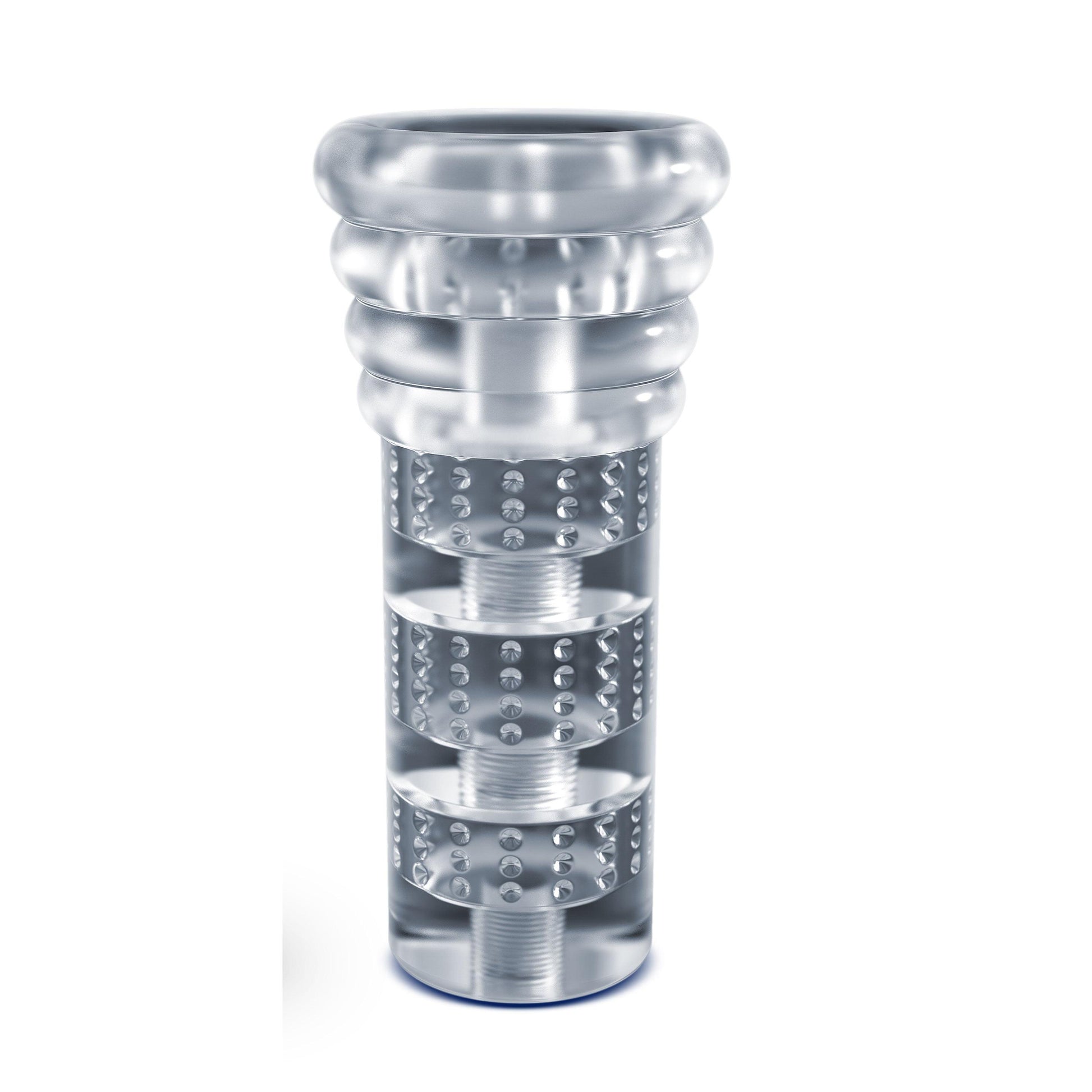 \"Rize - Luz - Glow in the Dark Self- Lubricating Stroker - Clear BL-06519\"