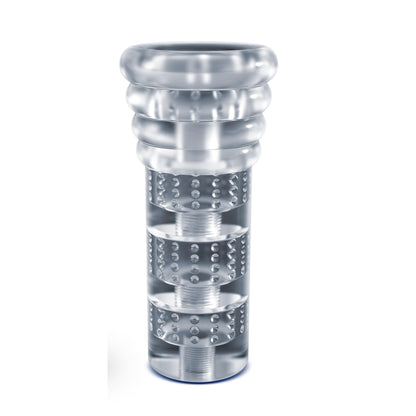 \"Rize - Luz - Glow in the Dark Self- Lubricating Stroker - Clear BL-06519\"