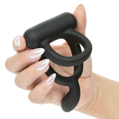 Closer Intimate Rechargeable Ring Caress - Black
