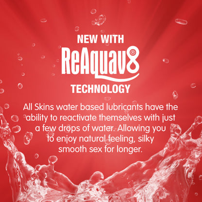 Skins Strawberry Water Based Lubricant 4.4oz