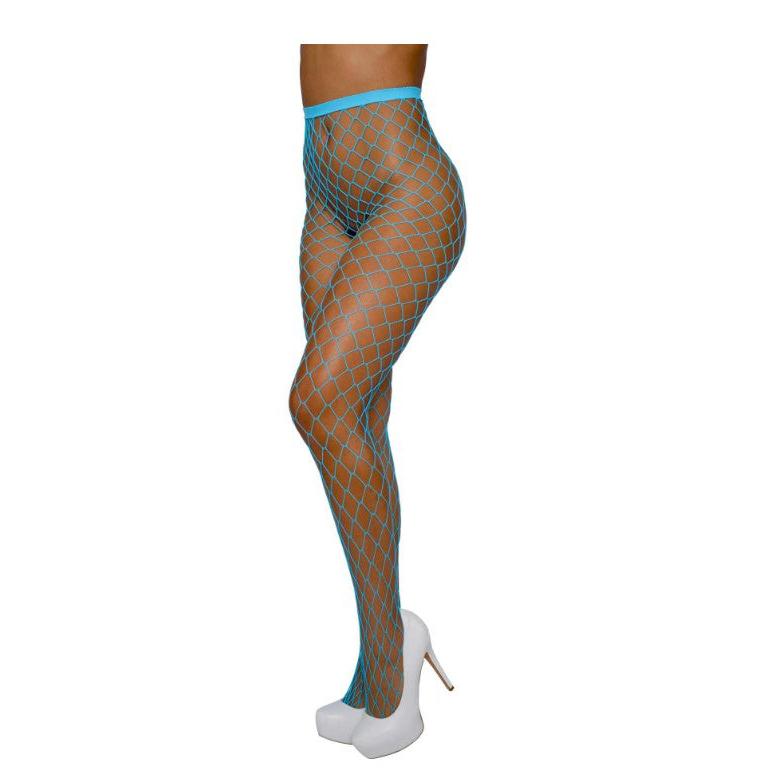 Pantyhose Fence Net - Os - Neon Blue DG-0010NBLOS
