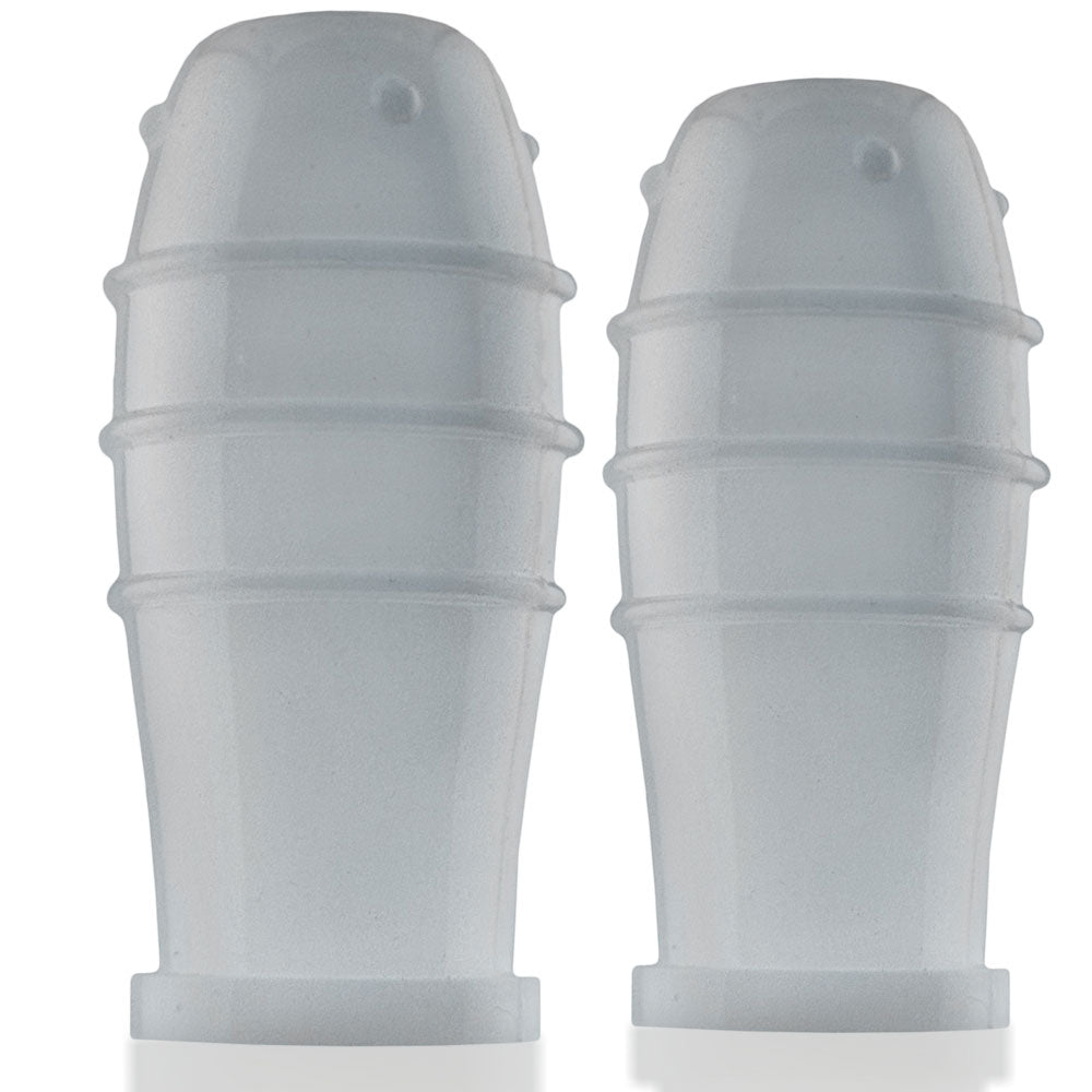 Lankyz Silicone Nipsuckers - Clear Silicone OX-3211-CLR