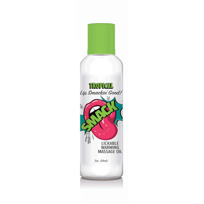 \"Smack Warming and Lickable Massage Oil - Tropical 2 Oz LG-BT410\"