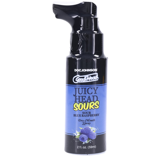 \"Goodhead - Juicy Head - Dry Mouth Spray - Sour Blue Raspberry - 2 Oz DJ1363-02-BX\"