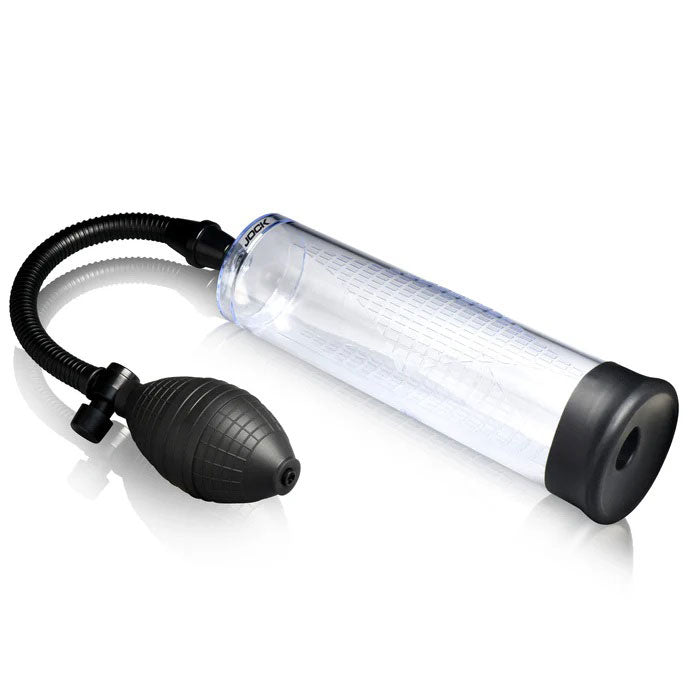 Amp Up Penis Pump With Bulb - Clear JOCK-CN1030