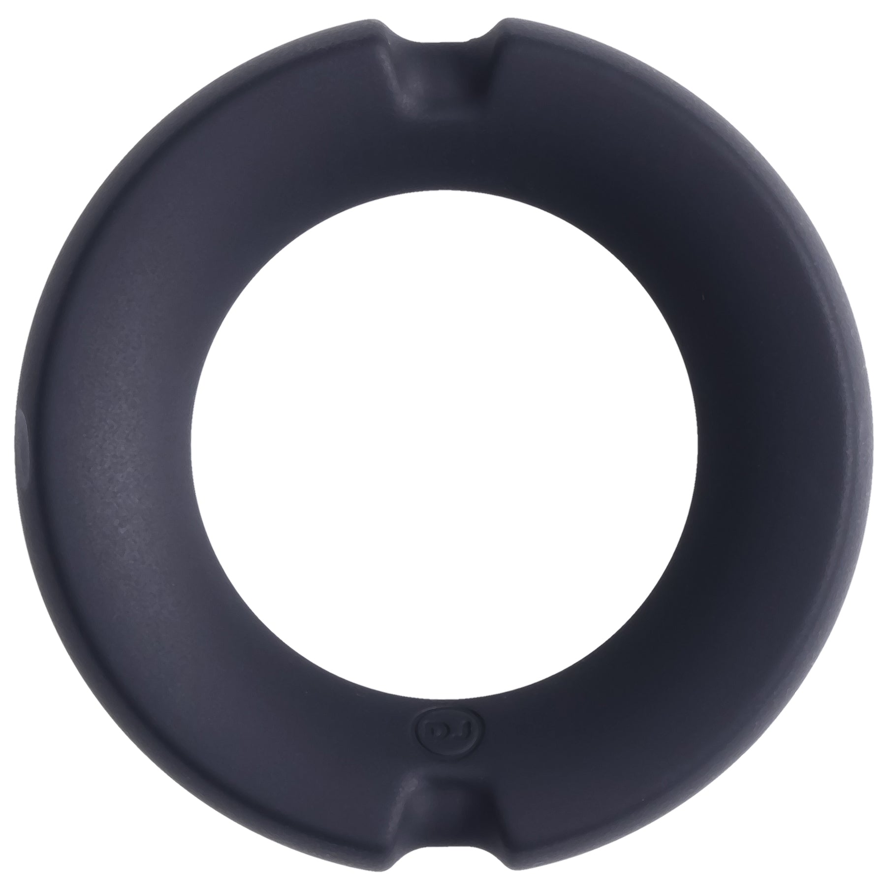 \"Merci - the Paradox - Silicone Covered Metal Cock Ring - 50mm - Black DJ2402-40-BX\"