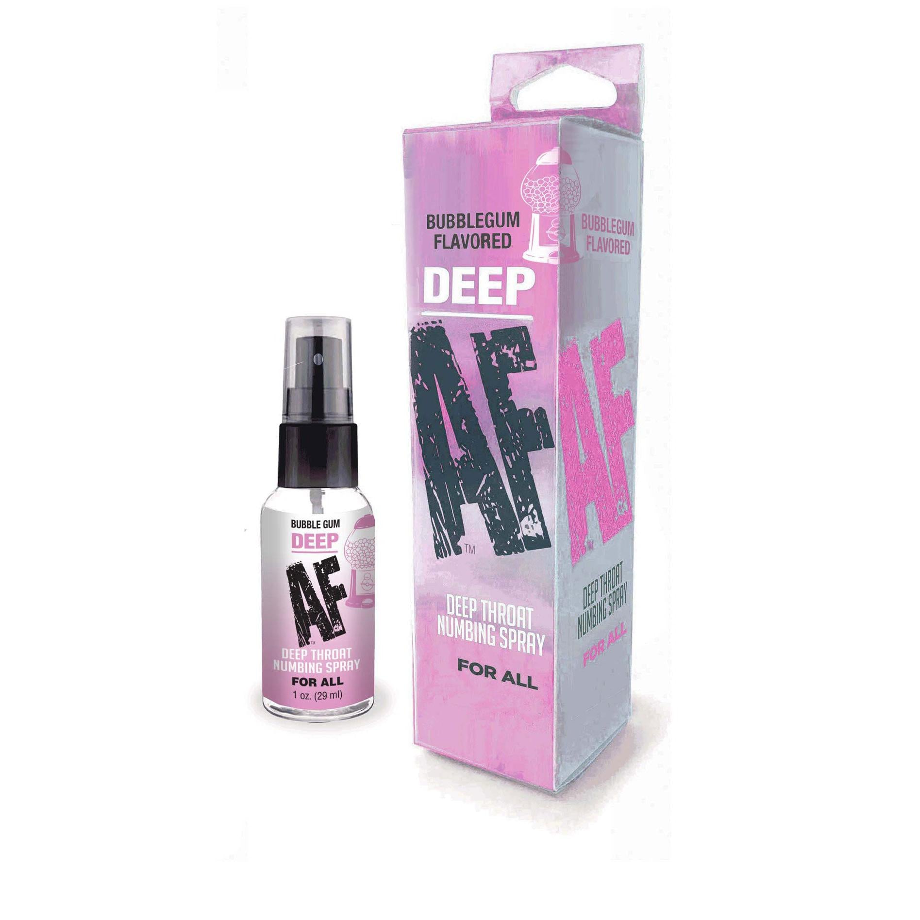 Deep Af Throat Numbing Spray 1oz  Bubblegum LG-BT632