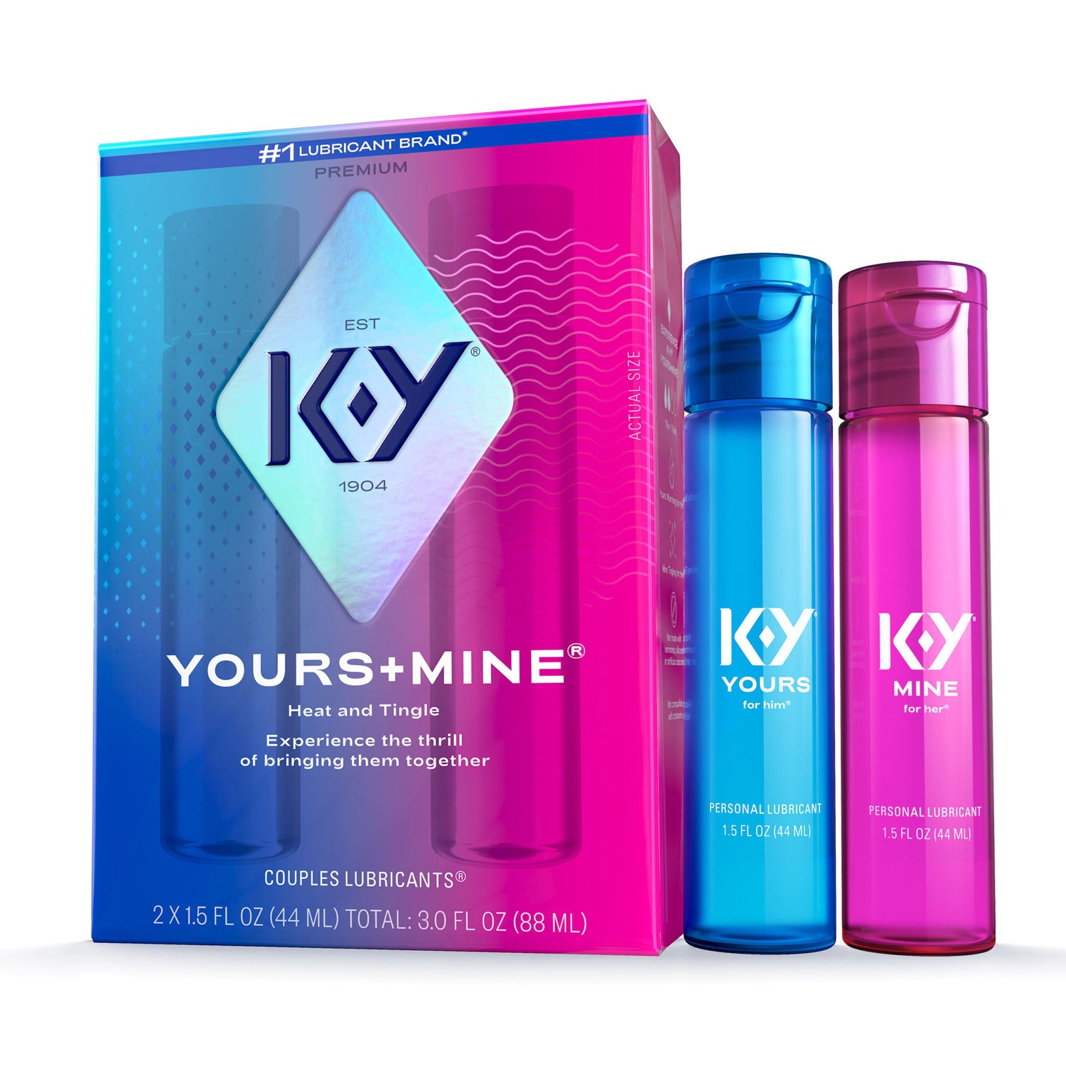 K-Y Yours and Mine Couples Lubricant