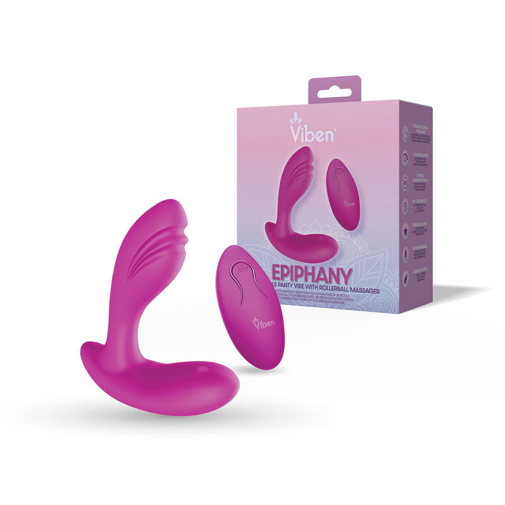 Epiphany Clitoral Rollerball Panty Vibe - Berry