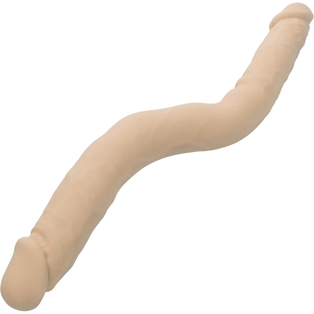 Silicone Studs Bend and Hold Dual Dong 12 Inch - Ivory SE0256053