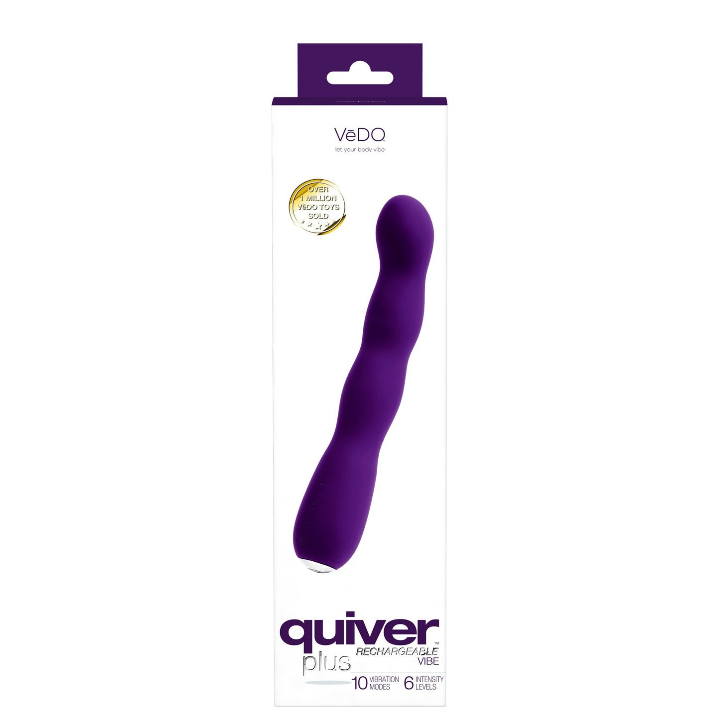 Quiver Plus Rechargeable Vibe - Purple