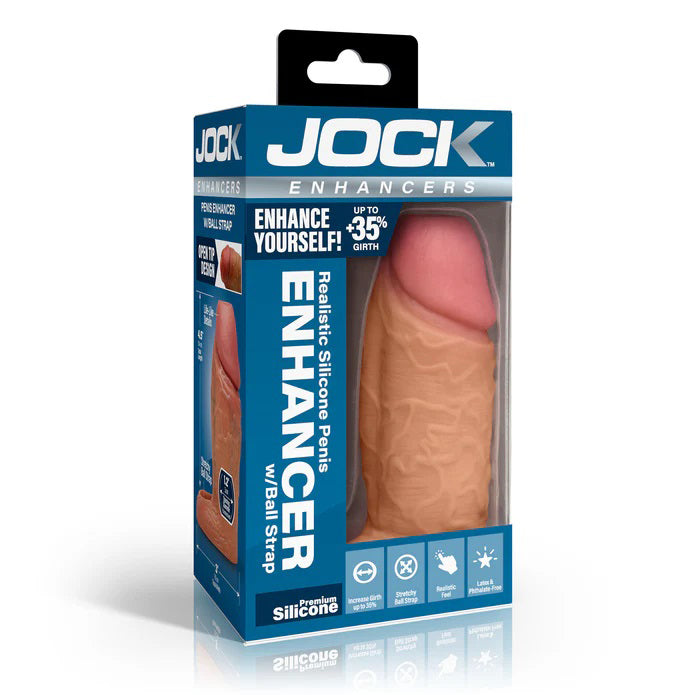 Jock Silicone Penis Extension Sleeve - Medium