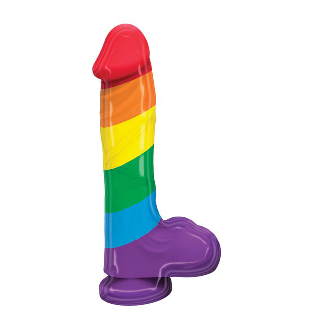 Pumped Rainbow Silicone Dildo HTP3204