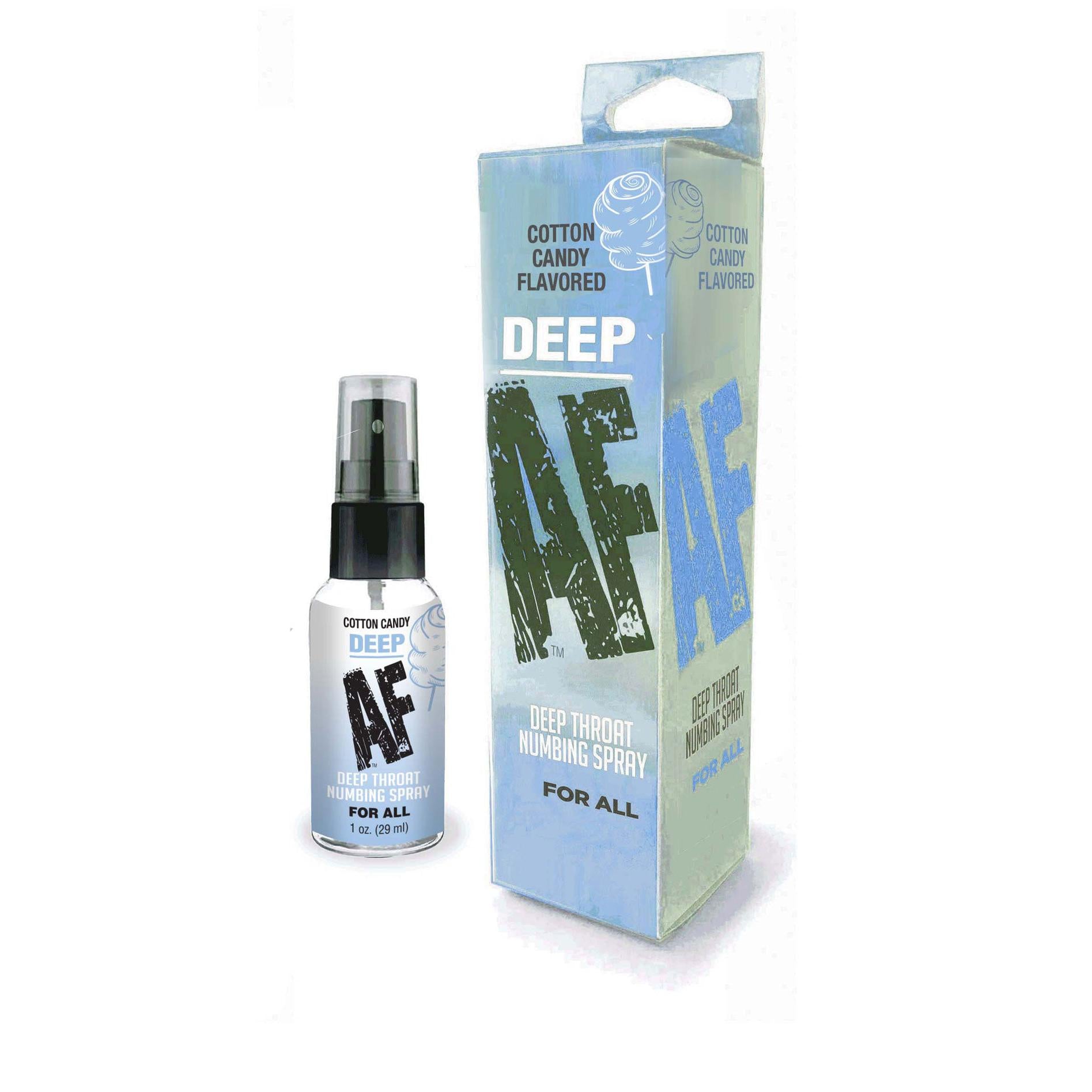 \"Deep Af Throat Numbing Spray 1oz - Cotton Candy LG-BT633\"