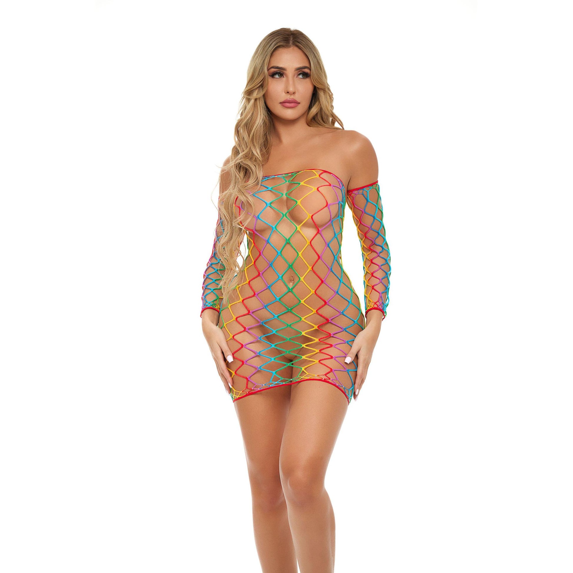 Taste the Rainbow Dress and Sleeves - Rainbow PKL-25124RNBWOS
