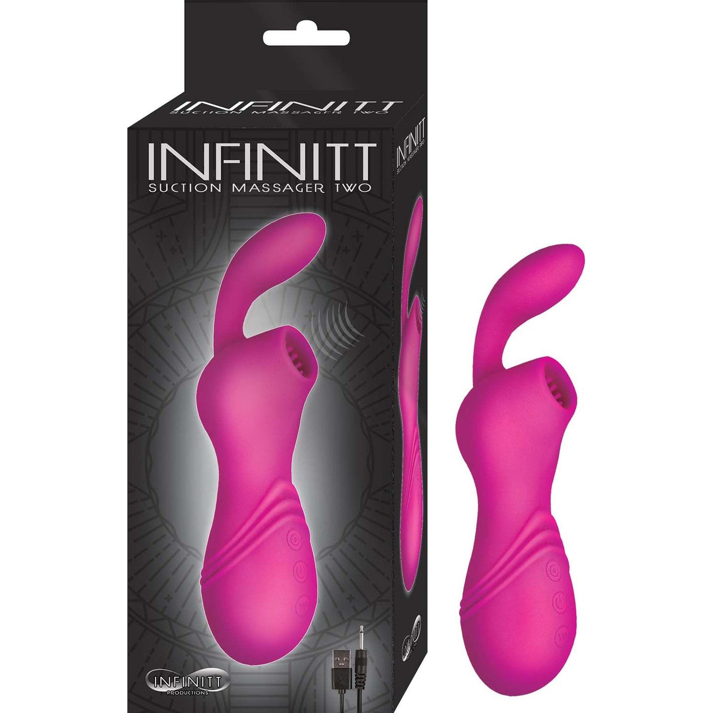 Infinitt Suction Massager Two - Pink NW2825-1