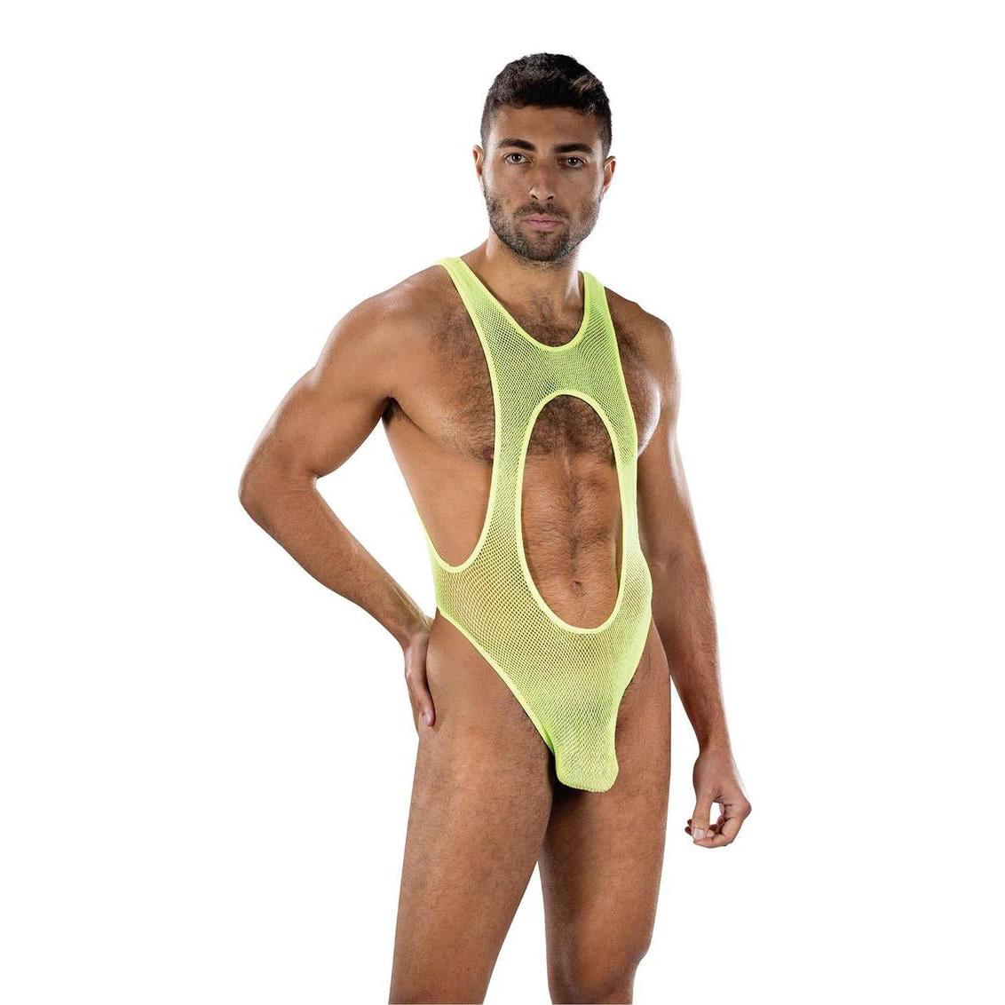 Envy Bare Sunshine Mesh Singlet Os - Yellow EV-BLE330NYOS
